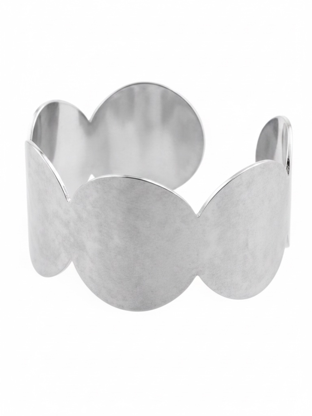 Womens Silver Tone‎ Cuff Bracelet